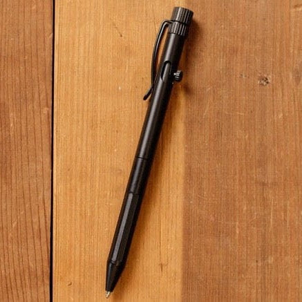 Black Bolt-Action Pen