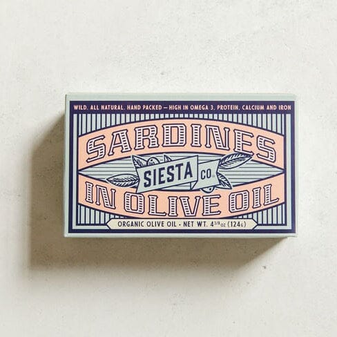 Sardines in Organic Olive Oil - Siesta Co.