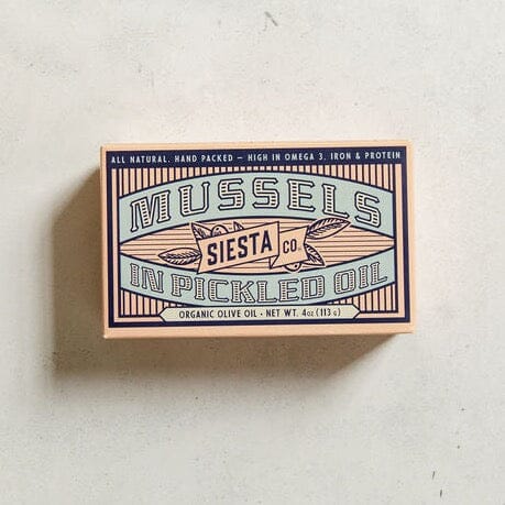 Mussels in Organic Pickled Oil - Siesta Co.