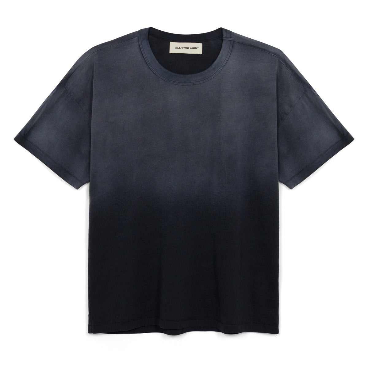Ultra Light Slub Knit Short Sleeve Tee (Navy)