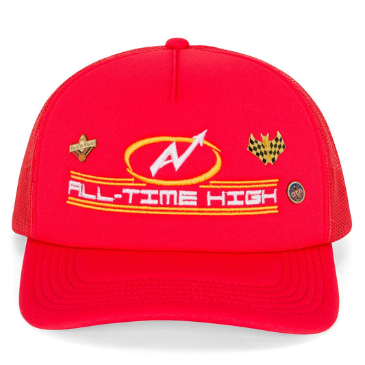 Pinned Car Club Trucker Hat (Red)