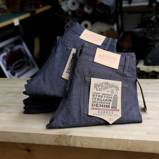 Rebels X103 Modern Straight Leg Candiani Indigo