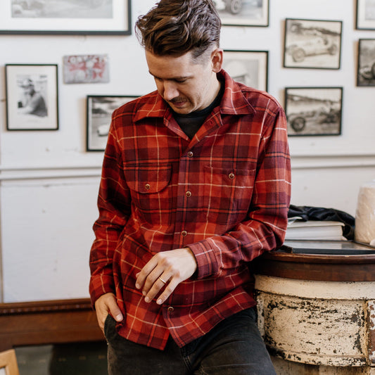 Flannel Workshirt - Cardinal