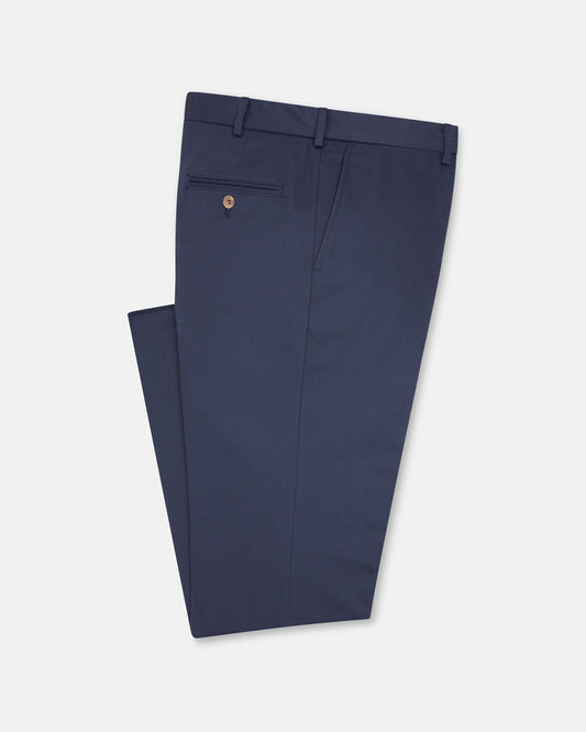 Made-in-USA Navy Washed Twill Chino Pant