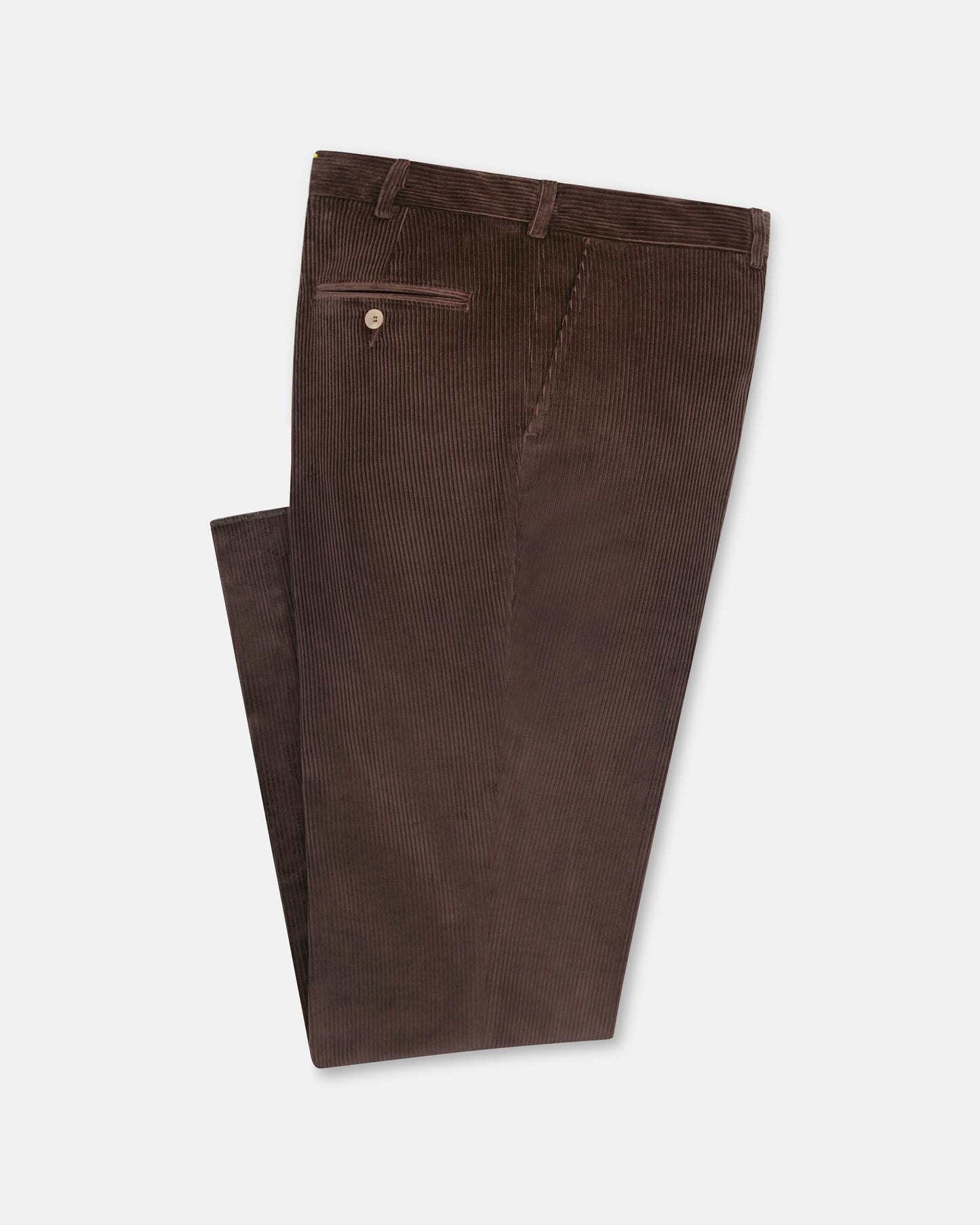 Made-in-USA Chestnut Wide Wale British Corduroy Pant