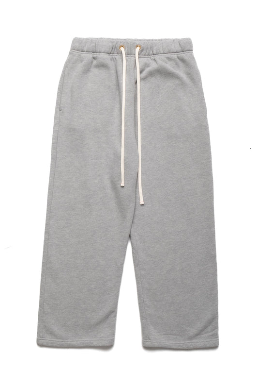 Cropped Relaxed Pant Heavyweight Fleece - Heather Grey