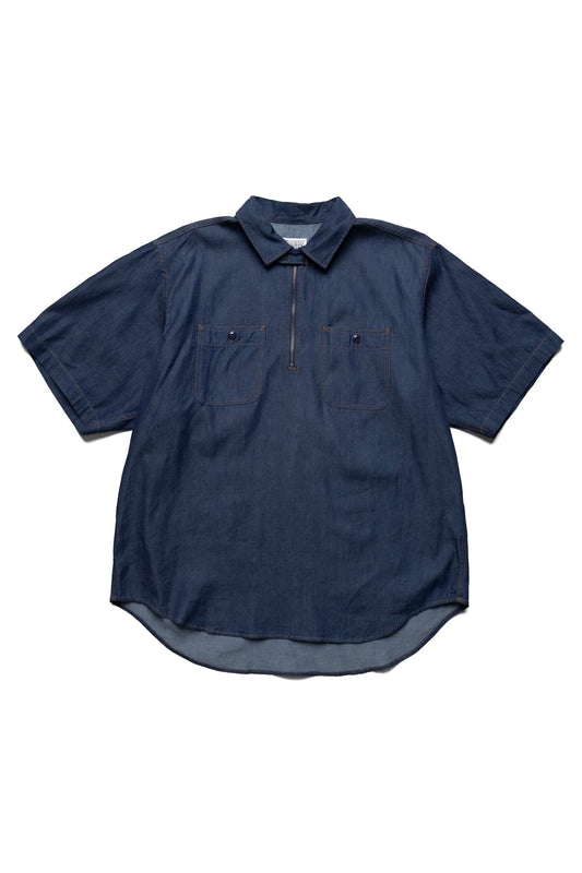 Spinnaker Shirt 4.5oz Denim Shirting - Indigo