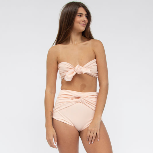 Twist High-Waisted Bottoms