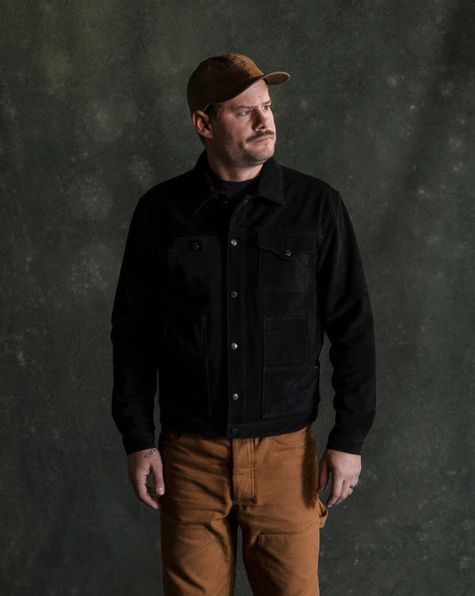 Suede Cabin Jacket - Black