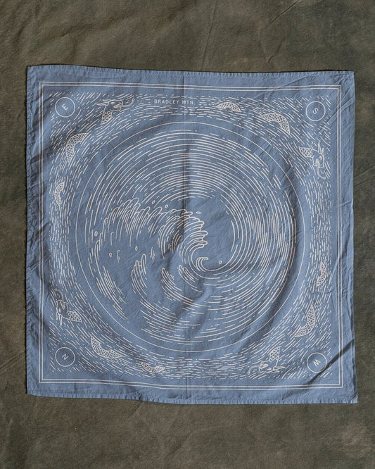 Sea Bandana - Denim/White