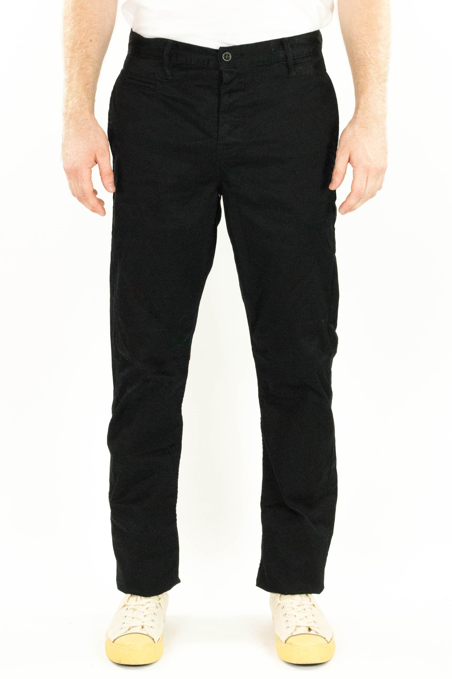 Coal Miner Black 9 oz Japanese stretch sateen twill