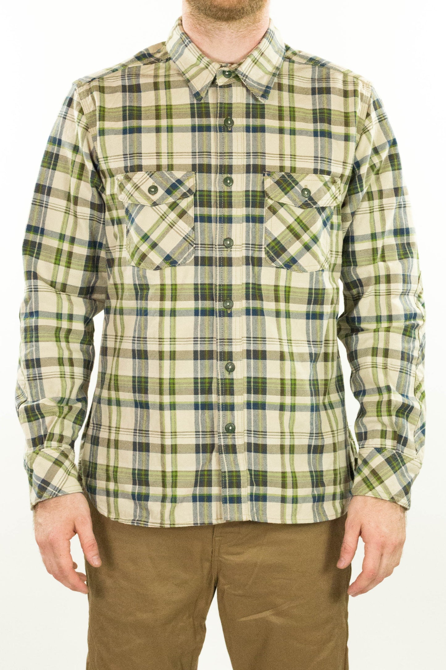 Prairie Heavyweight Tartan Twill Work Shirt with LF Buttons