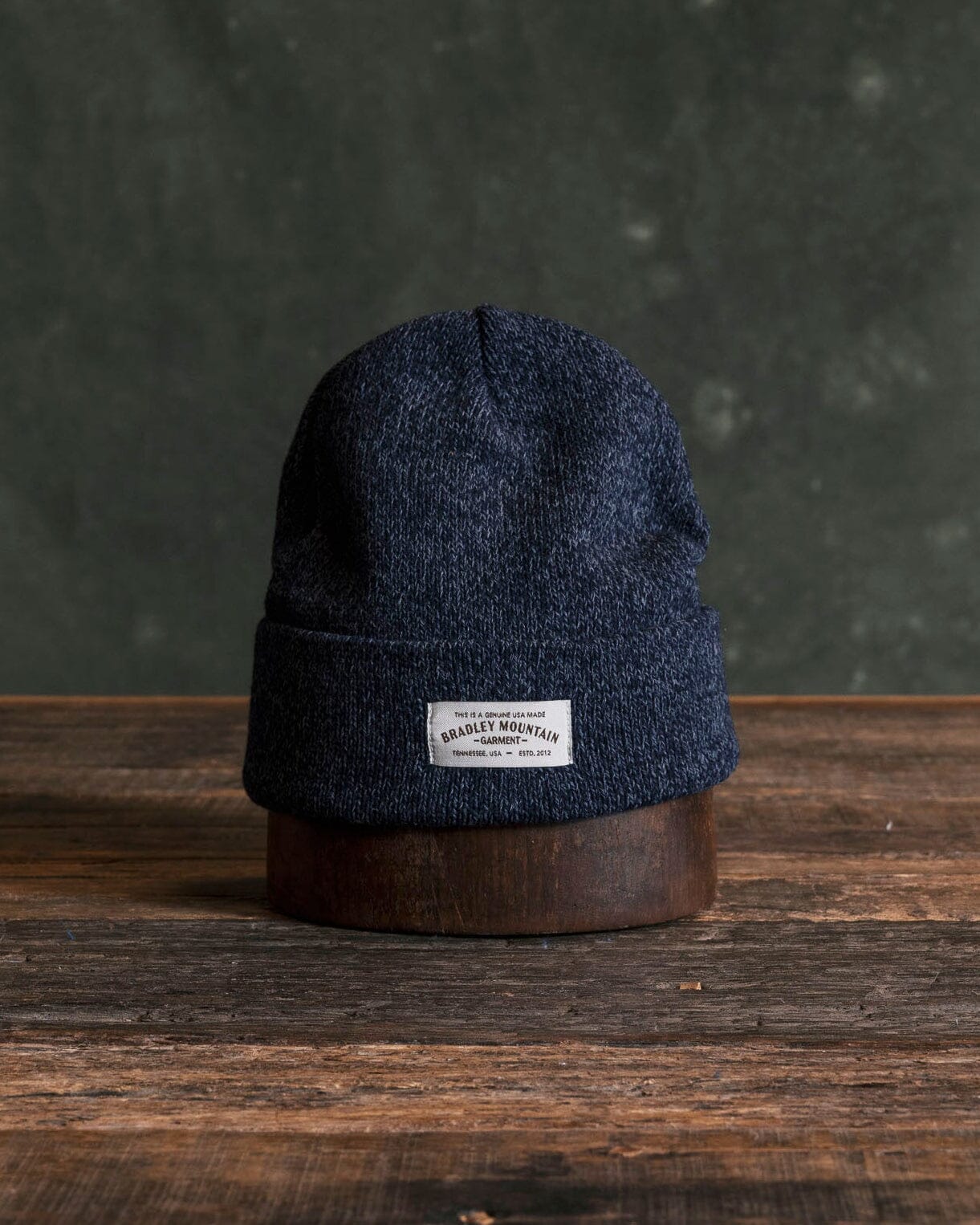 Melange Ragg Wool Beanie - Deep Sea