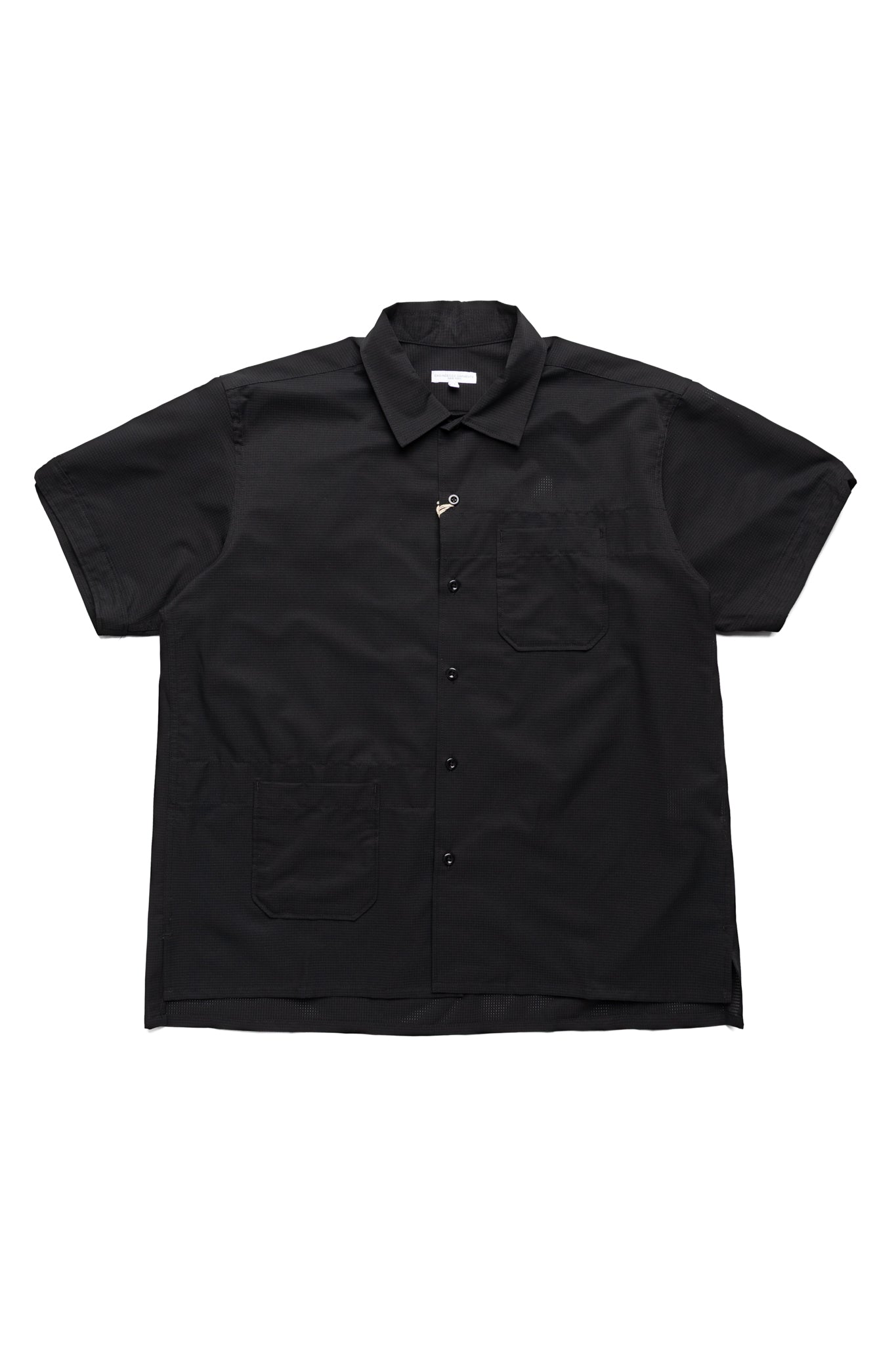 Camp Shirt Polyester Mesh - Black