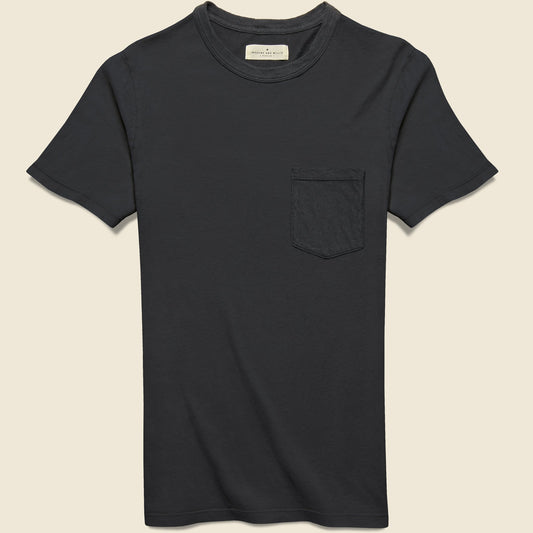 Pocket Tee - Faded Black