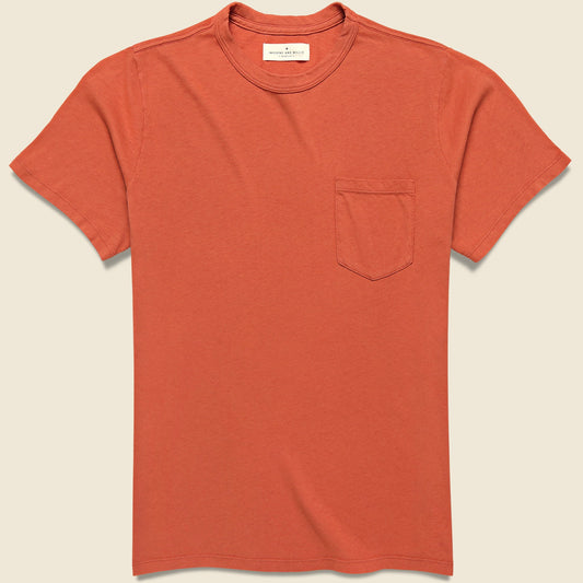 Pocket Tee - Rust