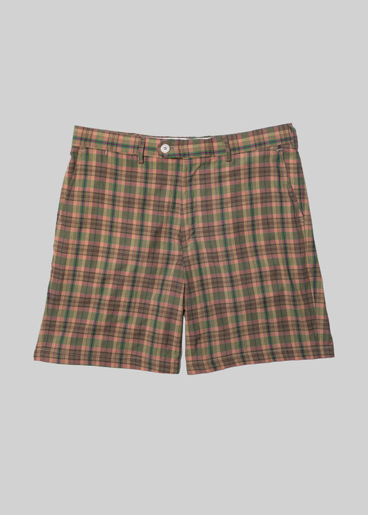 J. Press x American Trench Madras Standard Short