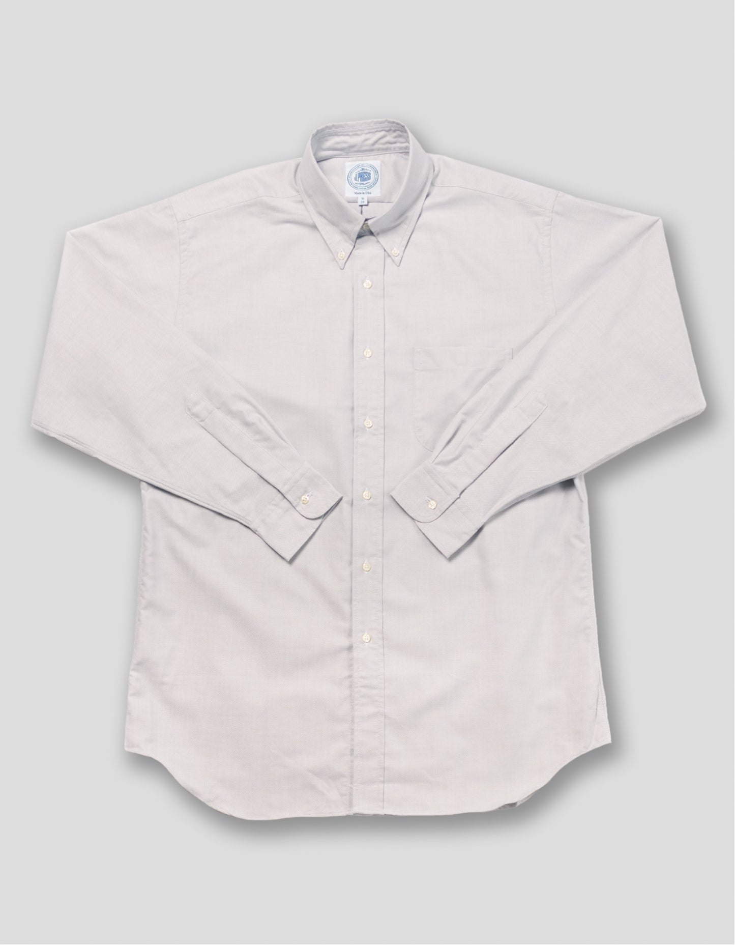 STONE OXFORD BUTTON DOWN SHIRT