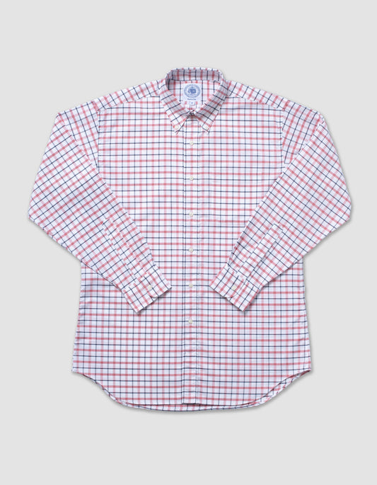 NAVY/RED CHECK SHIRT