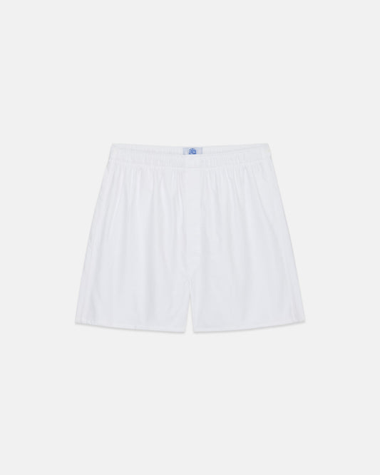 Made-in-USA White Oxford Cloth Boxers