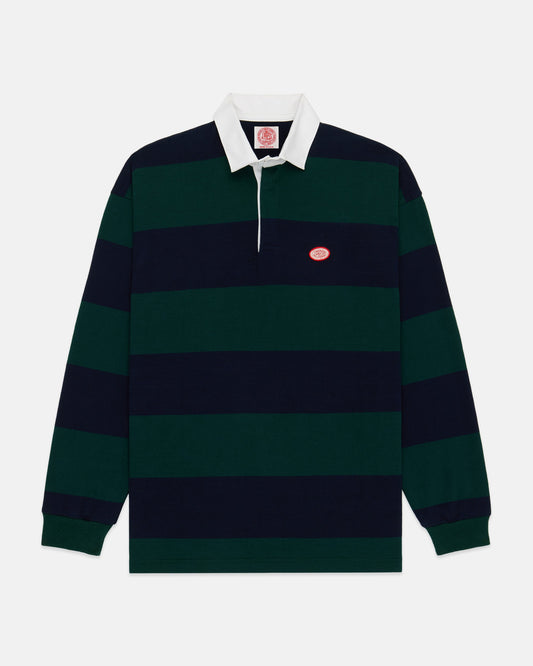 Made-in-USA Green Guard Stripe J. Press Seal Cotton Rugby