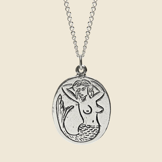 Mermaid Necklace - Sterling Silver