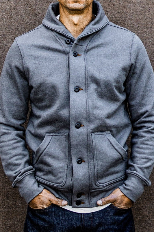 Bodega Cardigan French Terry Shawl Collar Cardigan