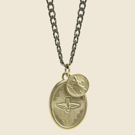 Dove Pendant Necklace - Gold Vermeil/Sterling Silver
