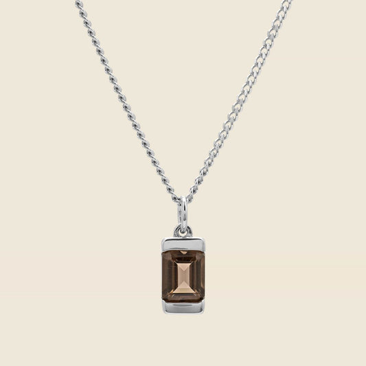 Valor Pendant - Sterling Silver/Gray Topaz
