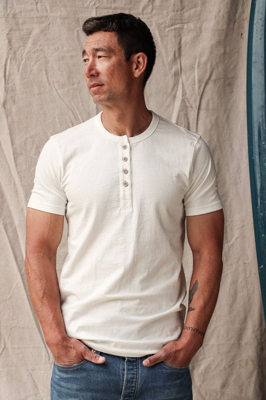 Reyes Henley | Heavyweight 8oz 100% Cotton