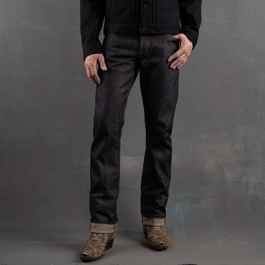 PRE ORDER: Mojave Western Cut 13oz Brownstone Selvage Denim