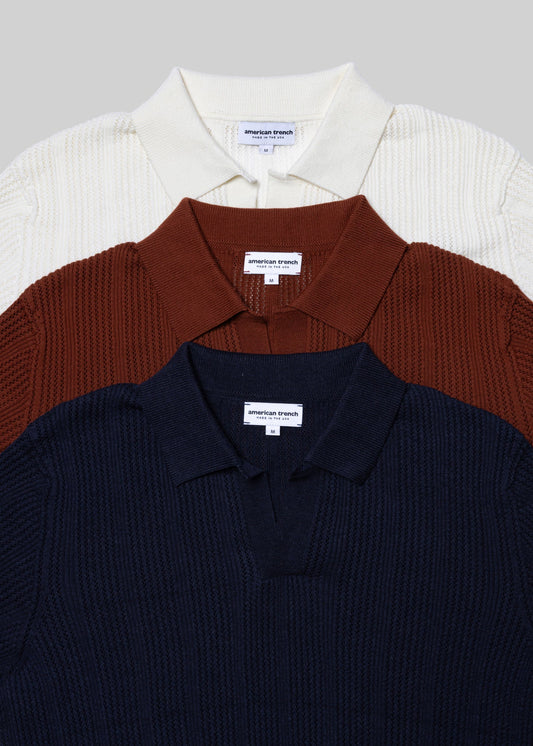 The Merion Open-Knit Polo