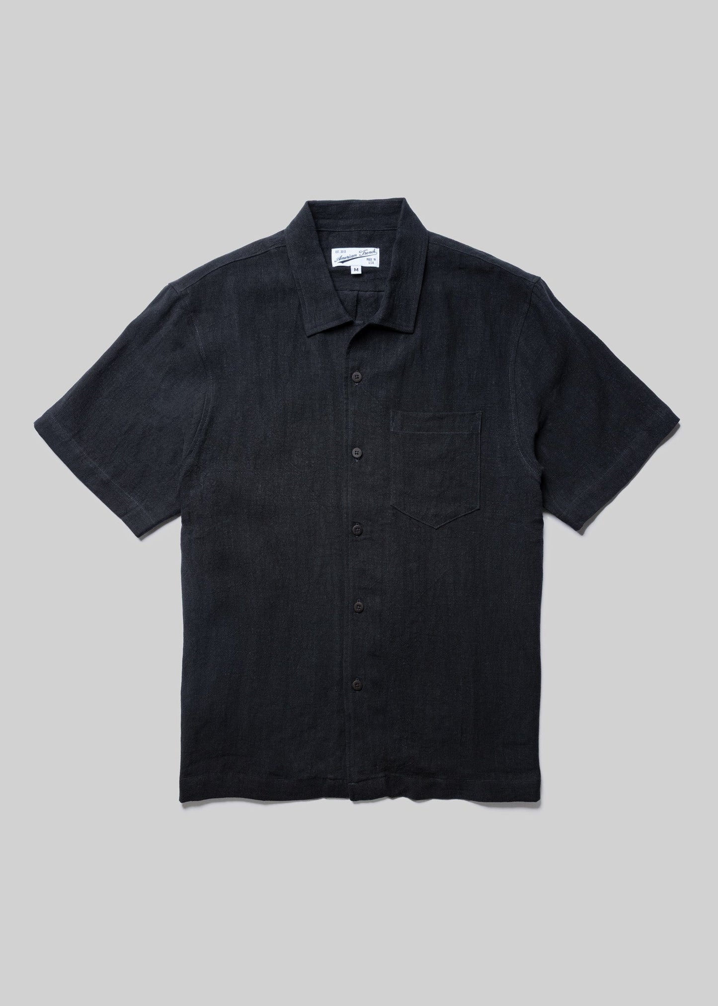 Linen Camp Collar Shirt