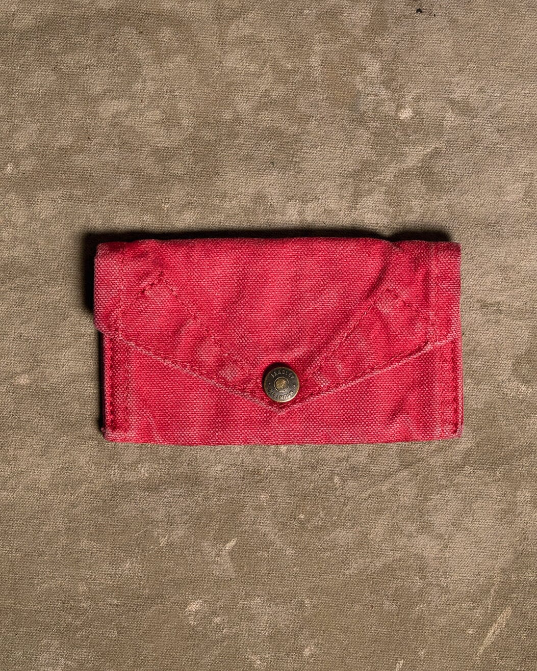 Drifter Canvas Wallet - Washed Red