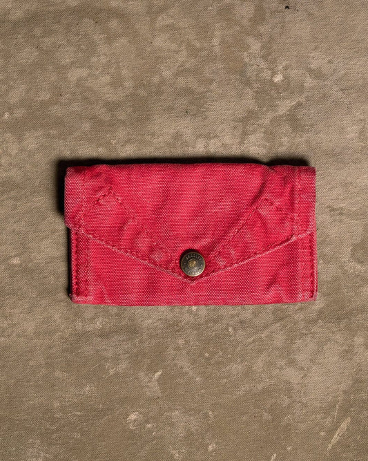 Drifter Canvas Wallet - Washed Red