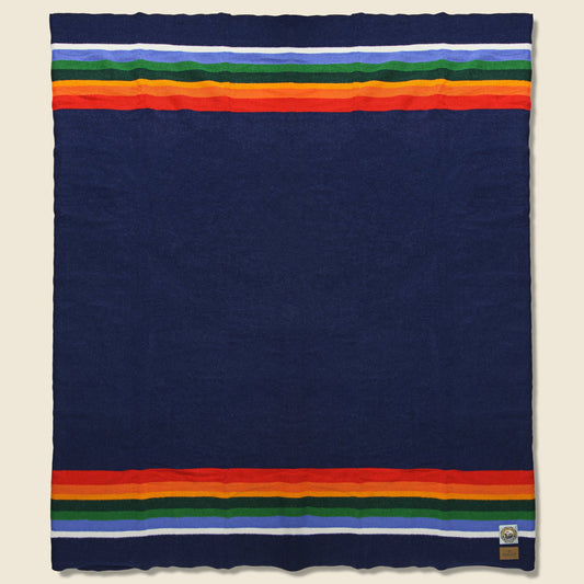 Crater Lakes National Park Blanket - Navy