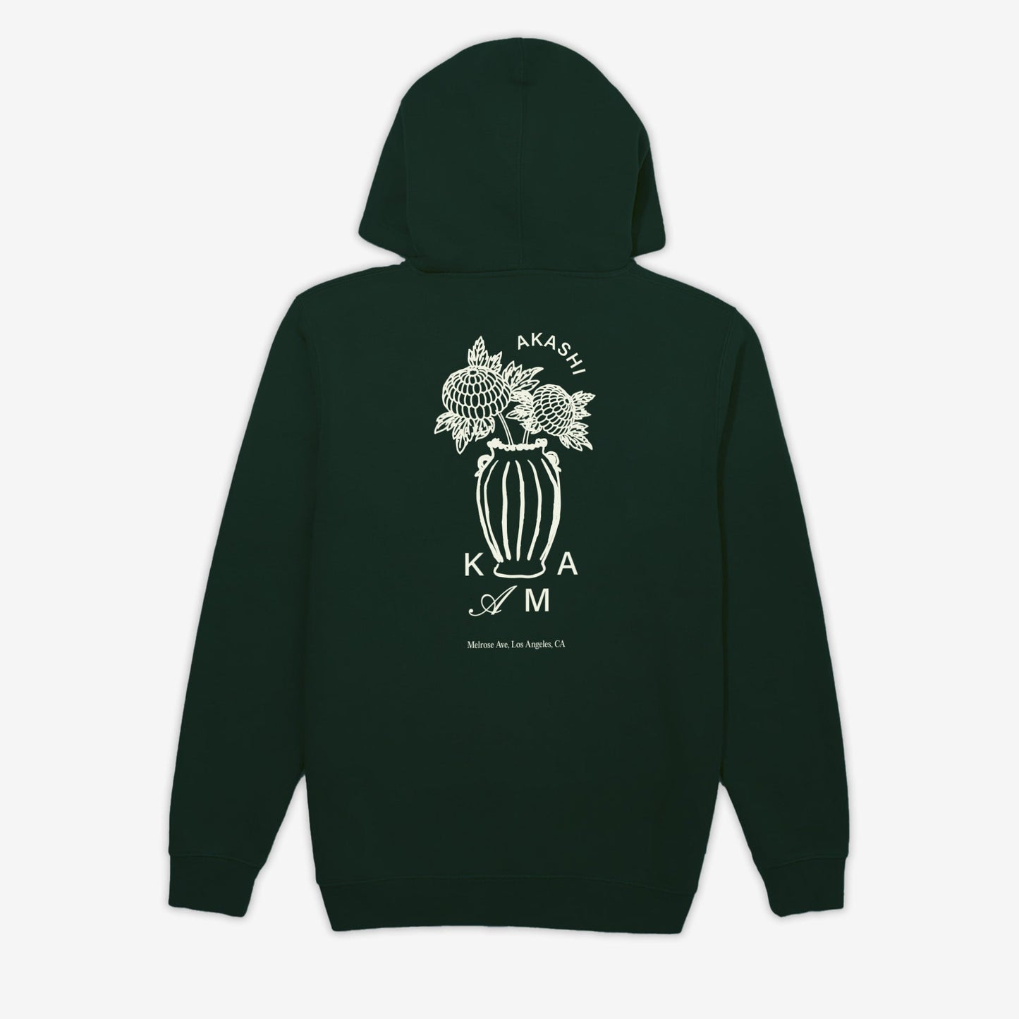 LA Script Hoodie - Nori Green