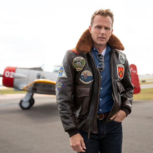 Top Gun Navy G-1 Jacket Z201036M