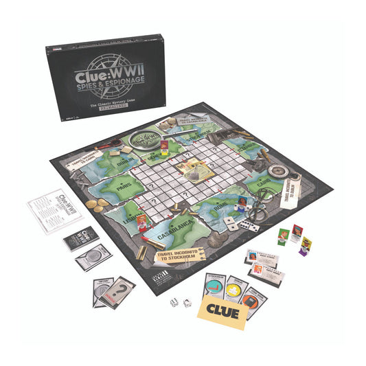 CLUE WWII: Spies and Espionage Boardgame Z99C119
