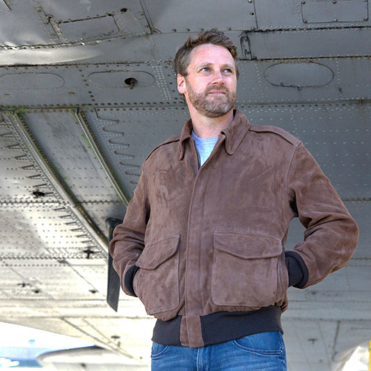 Gentlemen’s Cedar A-2 Flight Jacket Z21H100
