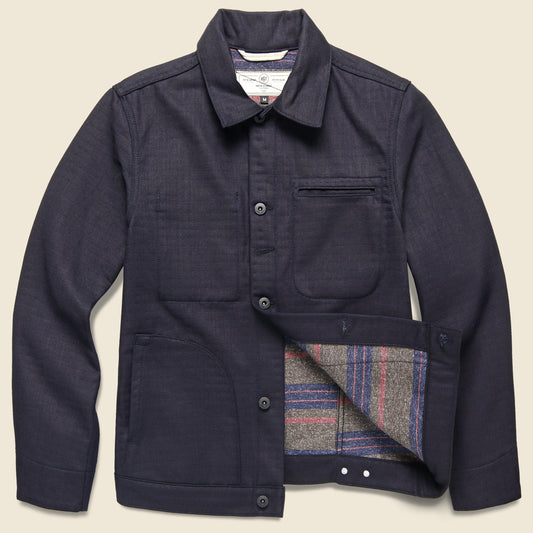 Supply Jacket - Blanket Lined Double Indigo
