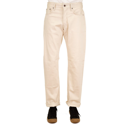 Rebels X105 Modern Straight Leg 12 Oz Ecru Natural Selvedge