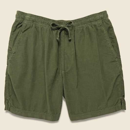 Corduroy Easy Short - Olive Drab
