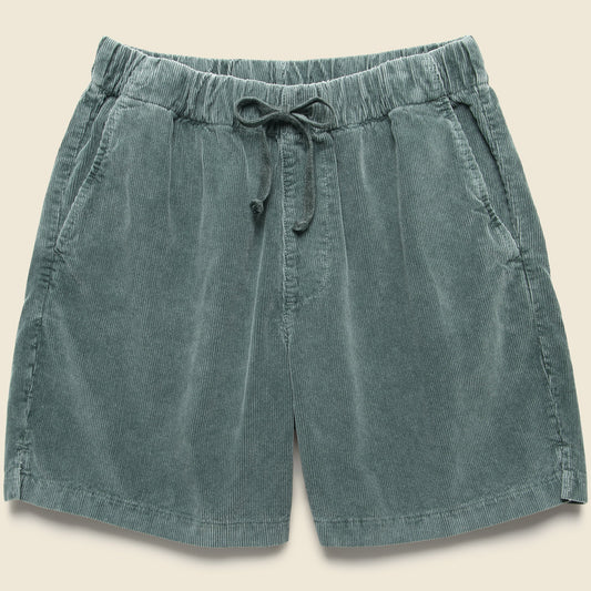 Corduroy Easy Short - Petrol
