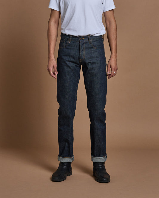 FINAL SALE Denim - SLM fit - 15oz Kuroki Slub Indigo Selvedge