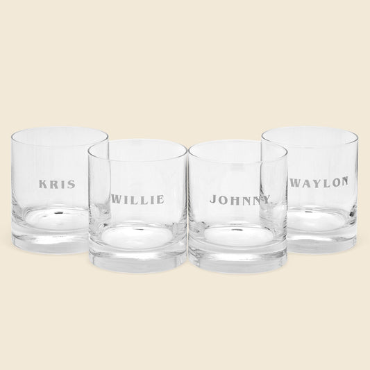 The Highwaymen Glass Set