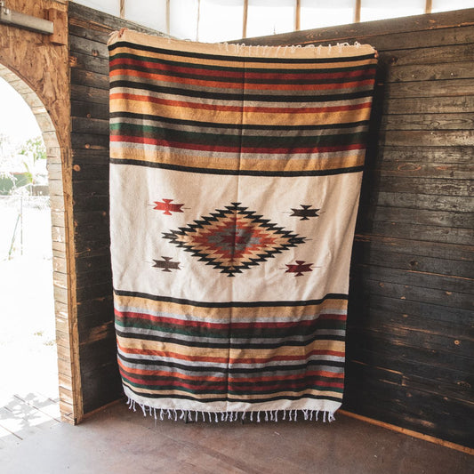 San Miguel Blanket - White
