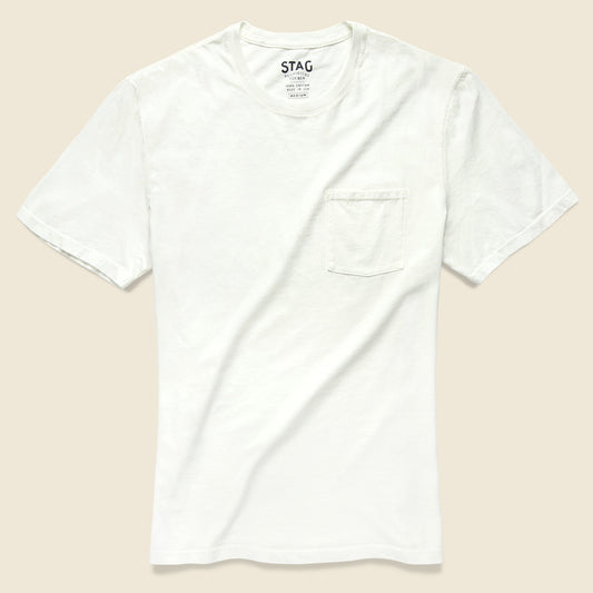 Pocket Tee - White