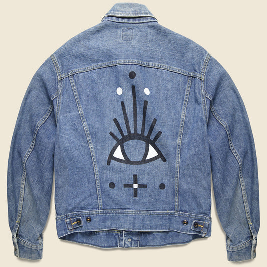 Vintage Lee Rider Jacket - All Seeing Eye