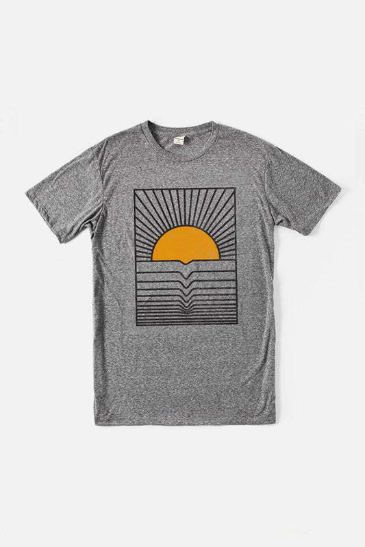 Men's Cresting Wave Tee / Heather Grey